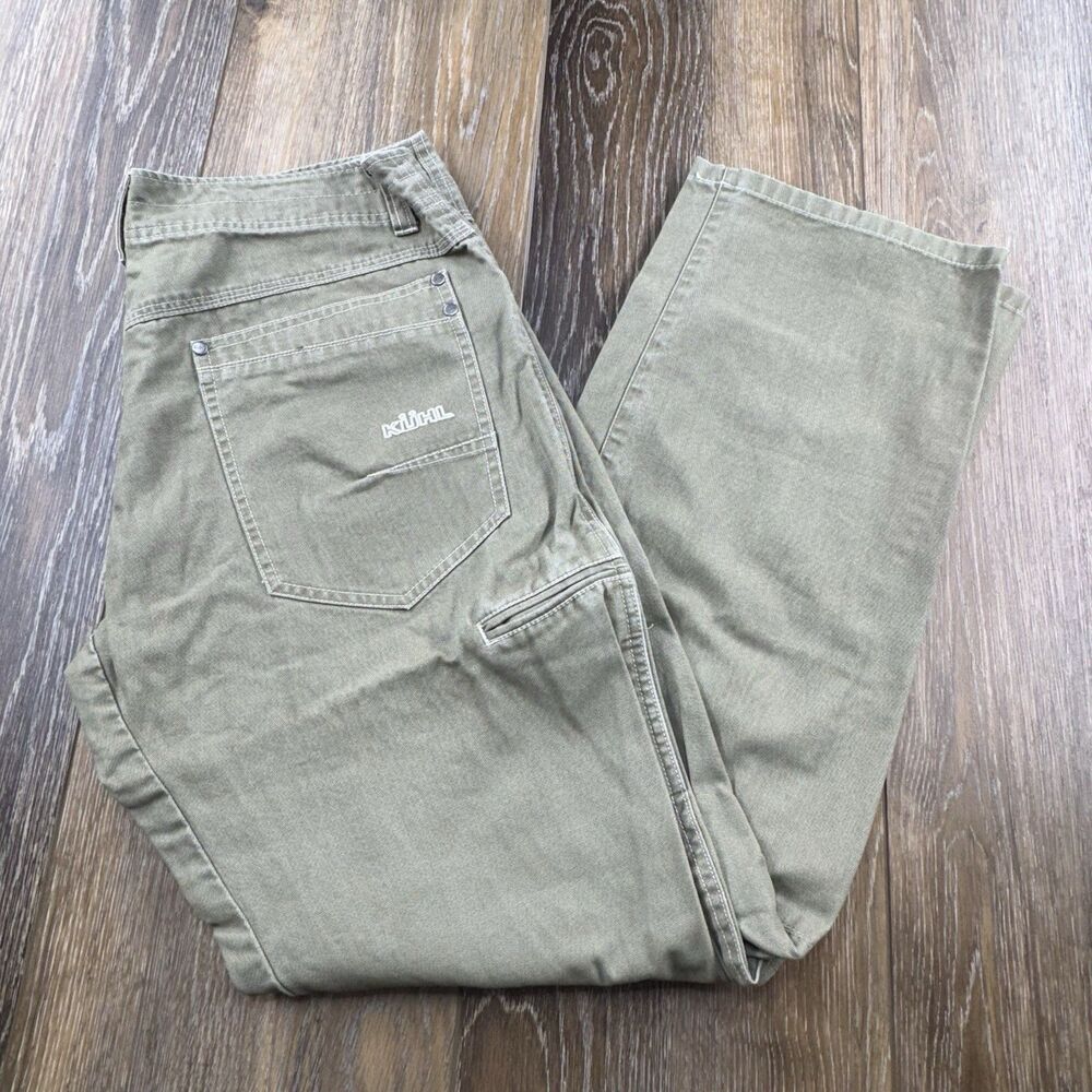 Kuhl Outkast Pants Mens 34 X 32 Tonal Softshell Hiking Camping Trail Trek Grop